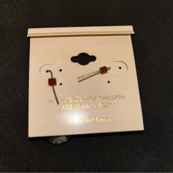 Cato Multicolor Swirl Earrings - Picture 2 of 2